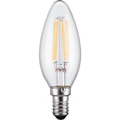 Lampada LED Candela E14 Bianco Caldo 4W Filamento A++