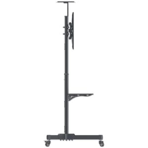 Manhattan 461238 Trolley a Pavimento con Mensola per TV LCD/LED/Plasma 37-70''