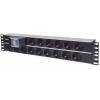 Multipresa 15 Posti da Rack 19'' 2U con Spina Schuko