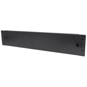 Pannello Cieco Toolless a Clip per Armadi Rack 19'' 2U Nero