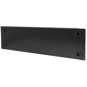 Pannello Cieco Toolless a Clip per Armadi Rack 19'' 3U Nero