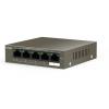 Switch Desktop 5 Porte 10/100 con 4 Porte PoE 35W TEF1105P-4-38W