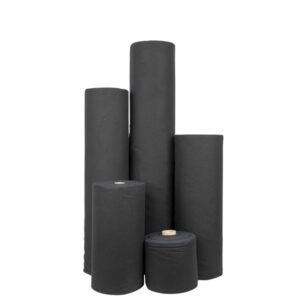 Deko-Molton, black, roll, 60cm 60m x 60cm