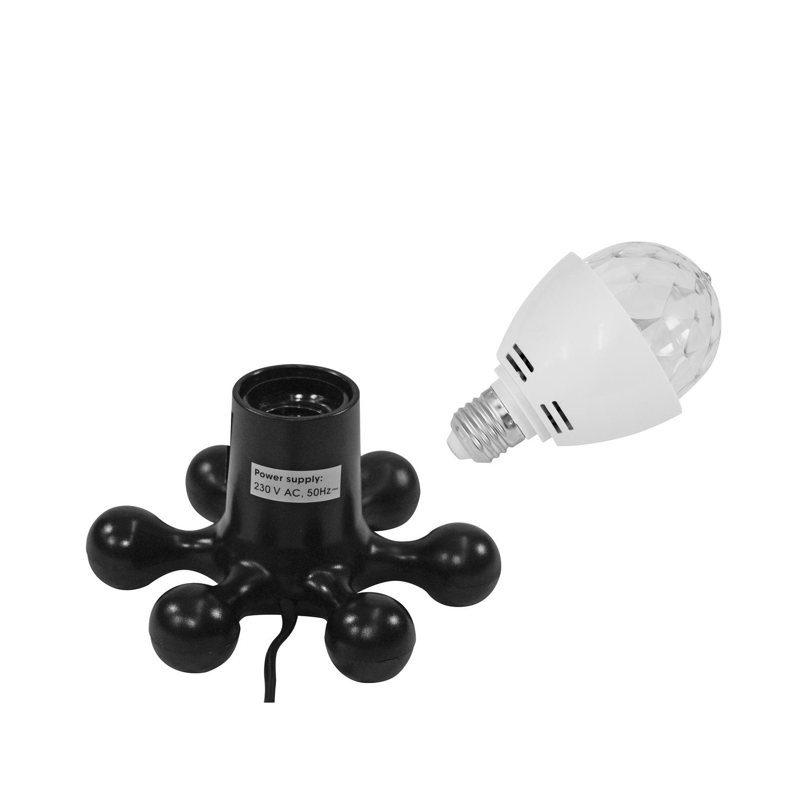 EUROLITE Set LED BC-1 6400K + Hexopus base black