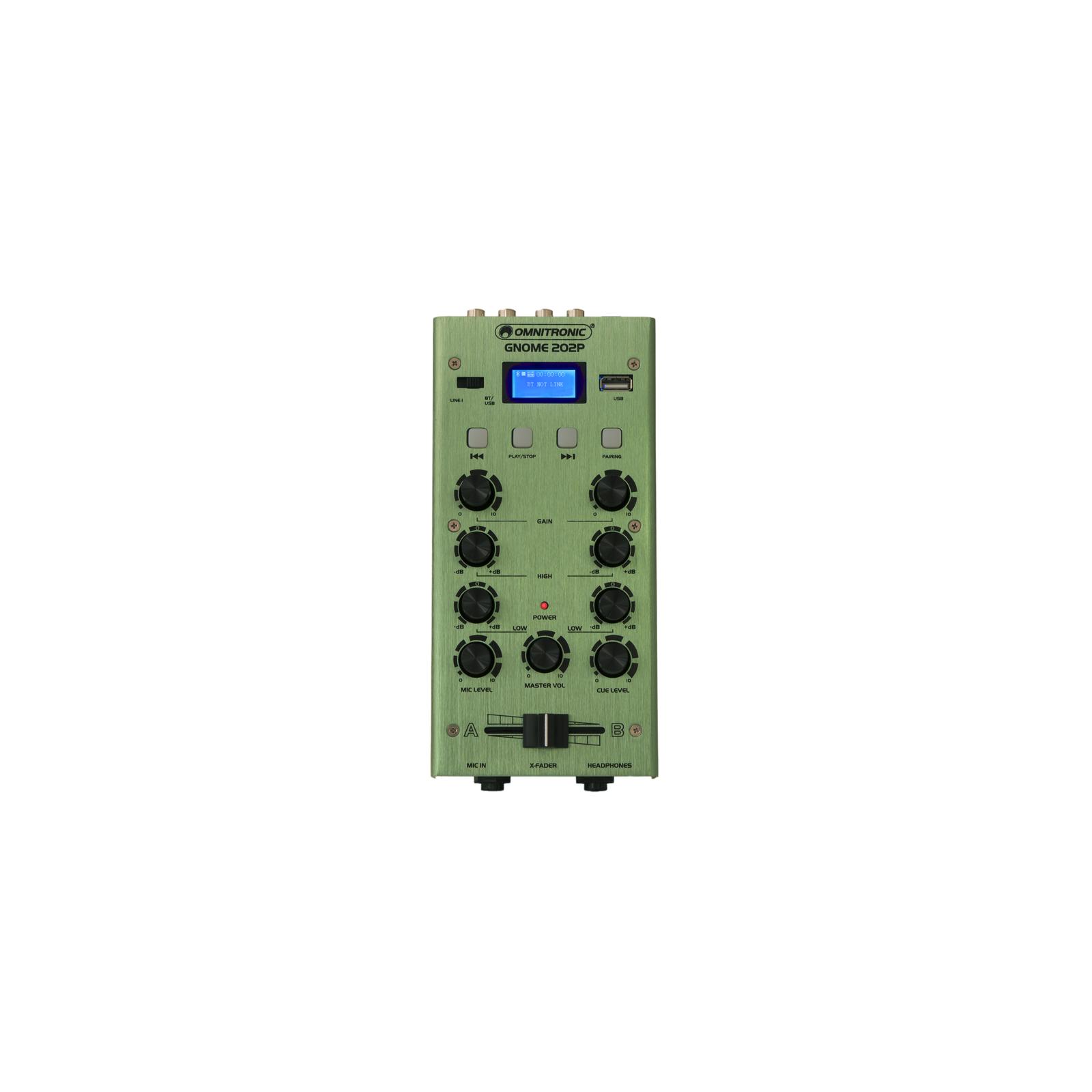 OMNITRONIC GNOME-202P Mini Mixer green