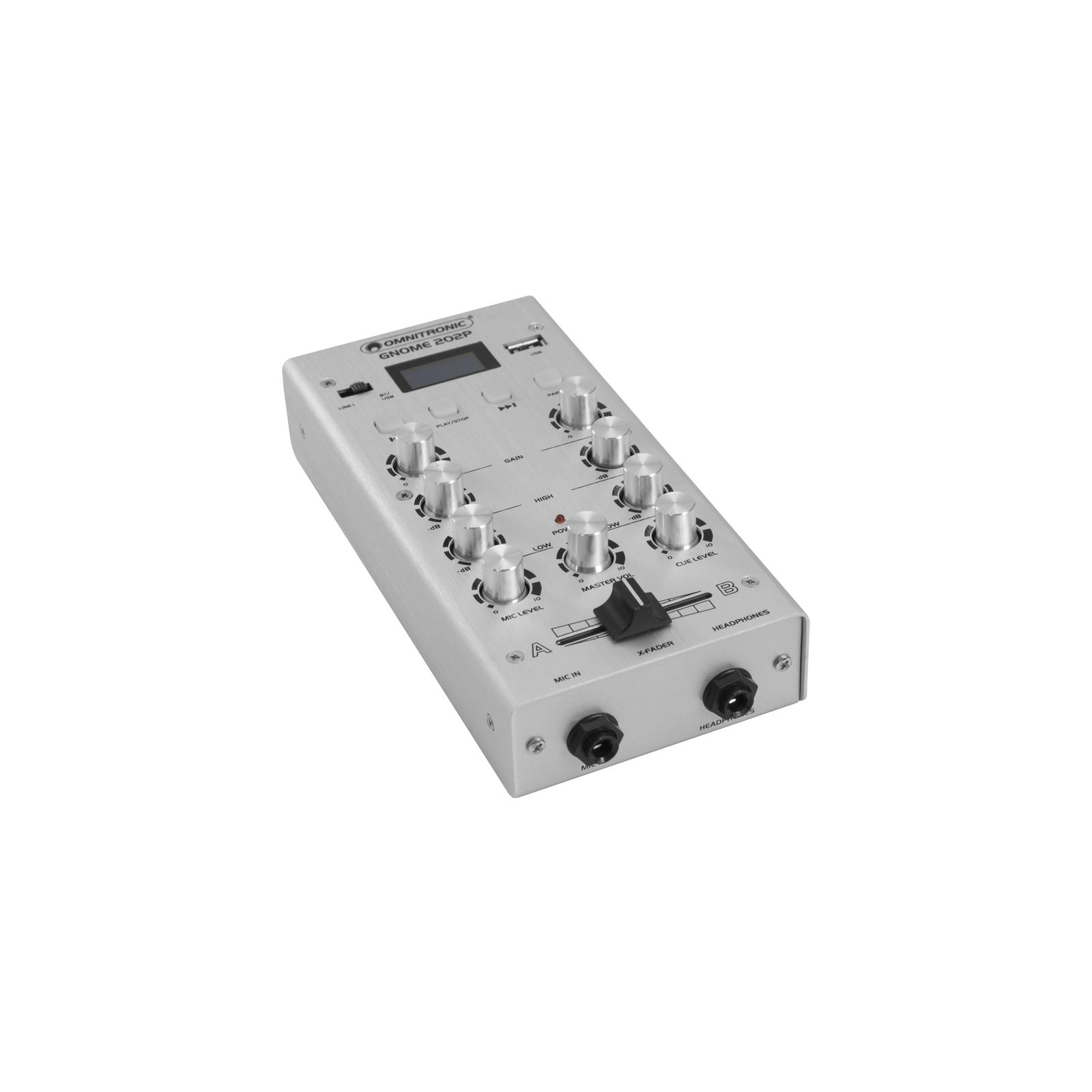 OMNITRONIC GNOME-202P Mini Mixer silver