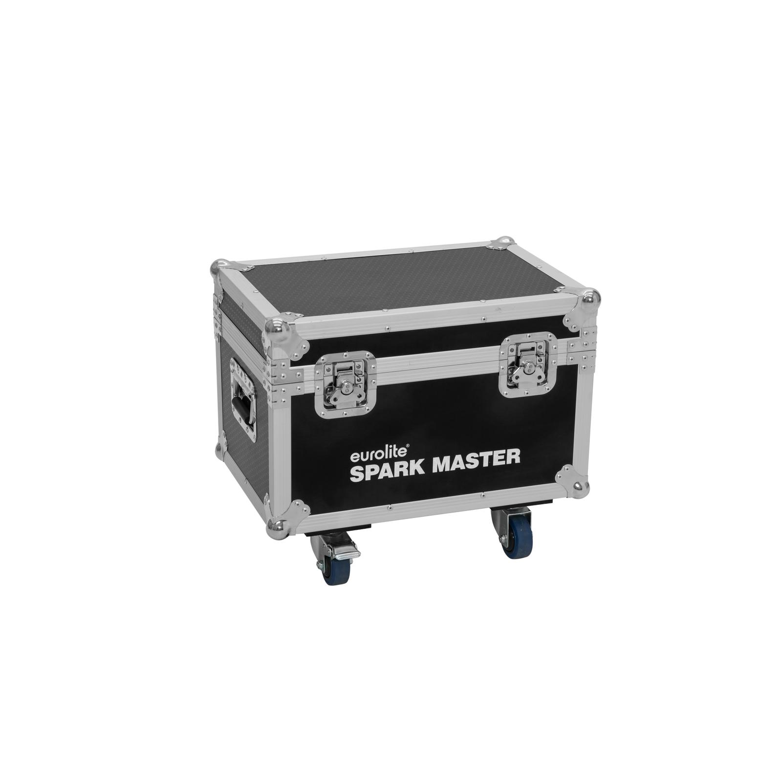 ROADINGER Flightcase 2x Spark Master with wheels