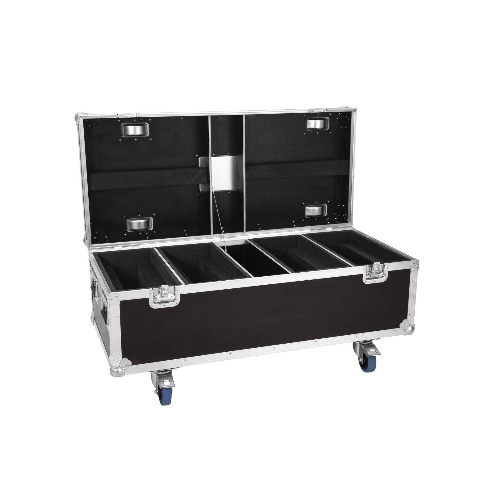 ROADINGER Flightcase 4x LED TMH-X Bar 5