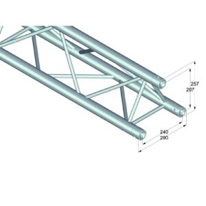 ALUTRUSS TRILOCK 6082-250 3-Way Crossbeam