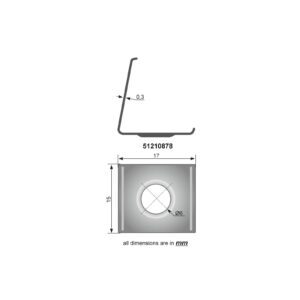 EUROLITE Mounting Bracket for Corner Profile Metal