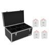 EUROLITE Set 4x AKKU TL-3 TCL white + Case TDV-1