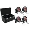 EUROLITE Set 4x LED SLS-7 HCL Floor + Case TDV-1