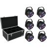 EUROLITE Set 6x LED PARty Spot + Case TDV-1