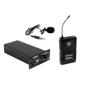 OMNITRONIC Set MOM-10BT4 Receiver module + Bodypack transmitter + Lavalier microphone