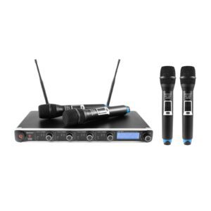 OMNITRONIC UHF-304 4-Channel Wireless Mic System 823-832/863-865MHz