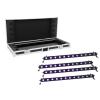 EUROLITE Set 4x LED BAR-12 UV Bar + Case