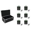 EUROLITE Set 6x AKKU TL-3 TCL Trusslight QuickDMX + Case TDV-1