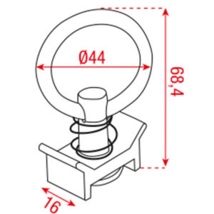 Single Point Flying Stud