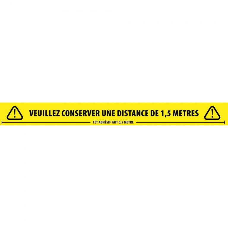 Adam Hall Accessories 58067 FRE - Social Distancing Tape Francese