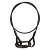 Adam Hall Accessories S 56 102 B - Fune di sicurezza nera da 5 mm con 2 x redance, 1 m e maglia rapida