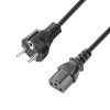 Adam Hall Cables 8101 KB 0200 - Cavo di alimentazione CEE 7/7 - C13 2 m