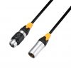 Adam Hall Cables K 4 DMF 0150 IP 65 - Cavo DMX AES/EBU da XLR maschio a 3 pin a XLR femmina IP65 1,5 m