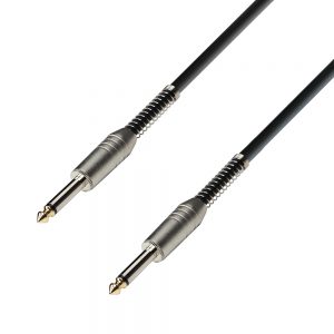 Adam Hall Cables K3 IPP 0300 S - Cavo Strumenti Jack mono da 6,3 mm a Jack mono da 6,3 mm 3 m