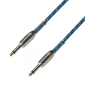 Adam Hall Cables K3 IPP 0300 V - Cavo Strumenti Vintage Jack mono da 6,3 mm a Jack mono da 6,3 mm 3 m