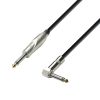 Adam Hall Cables K3 IPR 0300 - Cavo Strumenti Jack mono da 6,3 mm a Jack Angolare mono da 6,3 mm 3 m