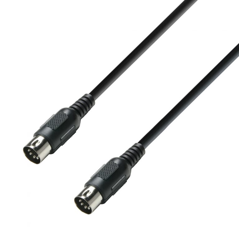 Adam Hall Cables K3 MIDI 0150 BLK - Cavo MIDI 1,5 m nero