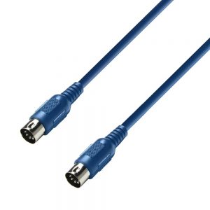 Adam Hall Cables K3 MIDI 0150 BLU - Cavo MIDI 1,5 m blu