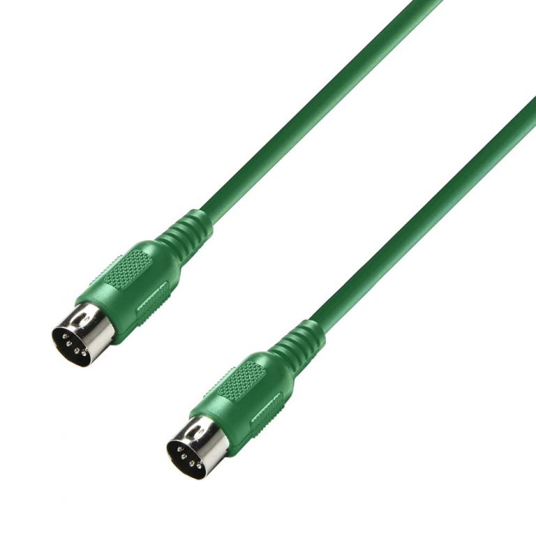 Adam Hall Cables K3 MIDI 0150 GRN - Cavo MIDI 1,5 m verde