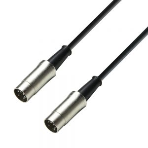 Adam Hall Cables K3 MIDI 0600 BLK-5 - Cavo MIDI 6 m nero a 5 poli