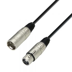 Adam Hall Cables K3 MMF 0100 - Cavo Microfono XLR femmina a XLR maschio 1 m