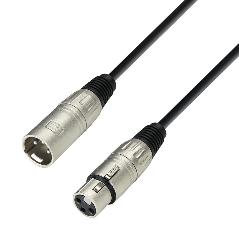 Adam Hall Cables K3 MMF 0600 - Cavo Microfono XLR femmina a XLR maschio 6 m