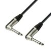 Adam Hall Cables K4 IRR 0450 - Cavo strumenti REAN jack angolare mono da 6,3 mm a jack angolare mono da 6,3 mm 4,5 m