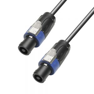 Adam Hall Cables K4 S215 SS 1000 - Cavo per altoparlanti 2 x 1,5 mm² Speakon connettore per altoparlanti standard a 2 poli a connettore per altoparlanti standard a 2 poli 10 m