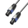 Adam Hall Cables K4 S240SS 0500 - Cavo per altoparlanti 2 x 4 mm² Speakon connettore per altoparlanti standard a 2 poli a connettore per altoparlanti standard a 2 poli 5 m