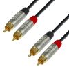 Adam Hall Cables K4 TCC 0060 - Cavo audio REAN 2 x RCA maschio a 2 x RCA maschio 0,6 m