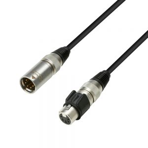 Adam Hall Cables K5 DIJ 0500 - Cavo DMX 5-Pin-HD-Neutrik XLR maschio a XLR femmina 5 m