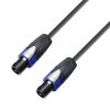 Adam Hall Cables K5 S240 NN 0200 - Cavo per altoparlanti 2 x 4 mm² Neutrik Speakon a 4 poli a Speakon a 4 poli 2 m