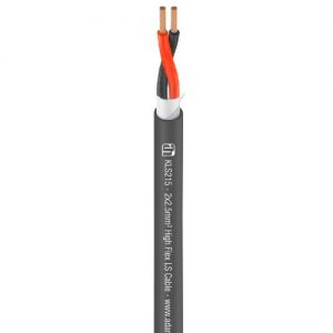 Adam Hall Cables KLS 215 - Cavo per Altoparlanti 2 x 1,5 mm², grigio scuro