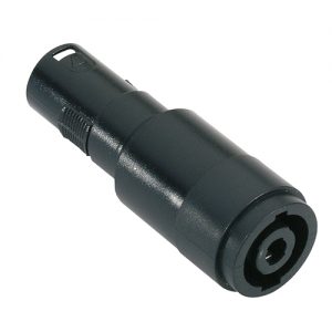 Adam Hall Connectors 7864 - Adattatore Speakon compatibile con chassis a 4 poli a XLR femmina