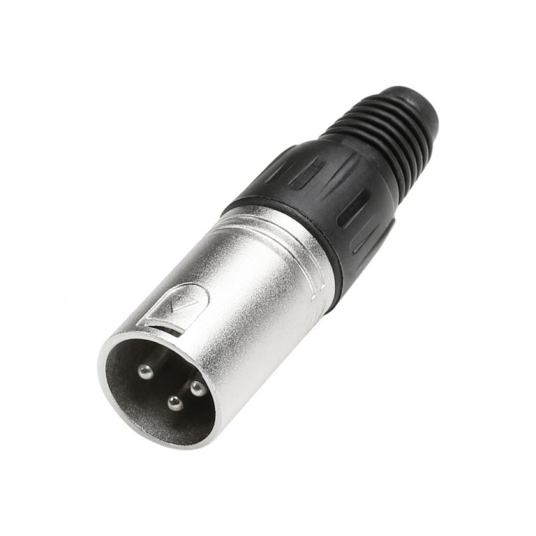 Adam Hall Connectors 7914 - XLR Plug male 3-pin silver