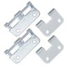 Adam Hall Hardware 2251 M2 AH - Bustina con set di 2 cerniere sganciabili grandi zincate