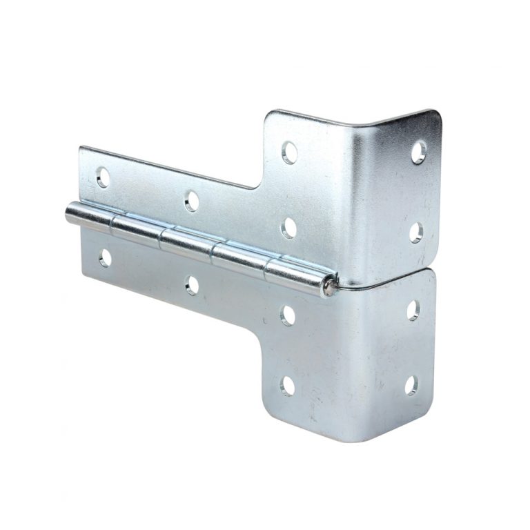 Adam Hall Hardware 2640-05 - Cerniera angolare in acciaio zincato Raggio Interno 5 mm