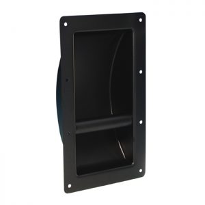 Adam Hall Hardware 3400 - Maniglia da Incasso in acciaio con Rivestimento a polvere nero