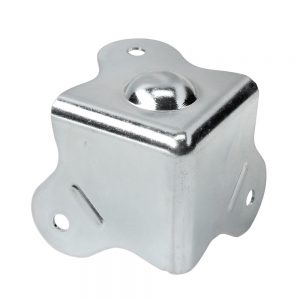 Adam Hall Hardware 4005-05 - Angolo a tre fianchi con piede integrato raggio interno da 5 mm