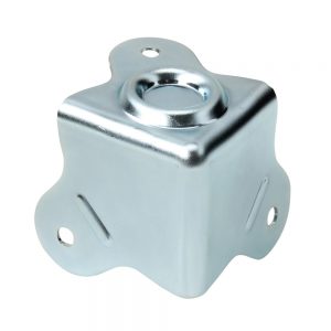 Adam Hall Hardware 4006-05 - Angolo a tre fianchi con pozzetto di impilamento raggio interno da 5 mm