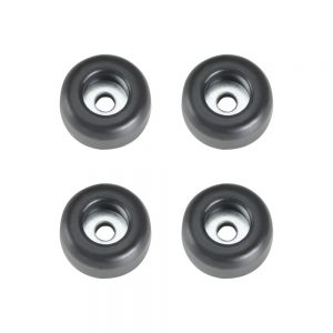 Adam Hall Hardware 4900 M4 AH - Bustina con set di 4 piedi in gomma 25 x 11 mm